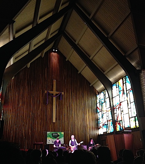 EMA captivated the fans in the pews at Central Presbyterian Church. 