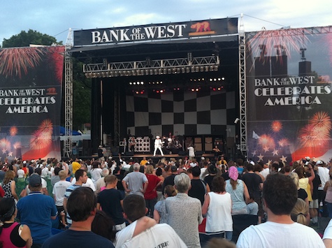 Cheap Trick at the Bank of the West concert in 2011. Now that's a band I wouldn't mind seeing again in Memorial Park...