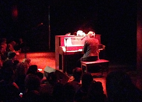 Cat Power at the piano, The Slowdown, Nov. 22, 2013.