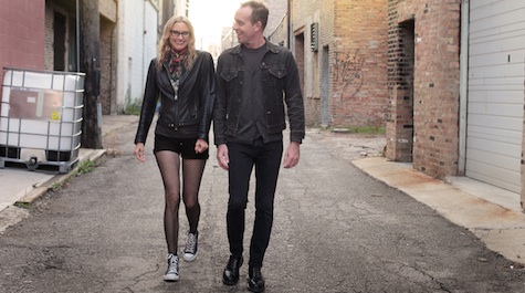 The Both = Aimee Mann + Ted Leo. They're playing at Saturday's Maha Music Festival. 