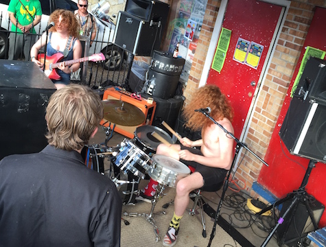 White Mystery at Beerland Patio, March 18, 2015.
