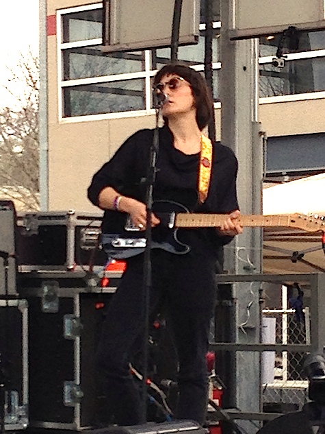 Cate Le Bon on the Waterloo Records stage March 14, 2014. 