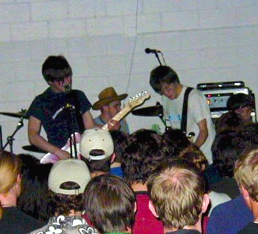 Desaparecidos' 2001 stage debut at the Holy Name High School fieldhouse. 