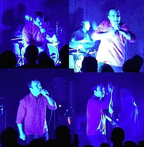 The many faces of Samuel T. Herring of Future Islands, The Waiting Room, Aug. 28, 2014.