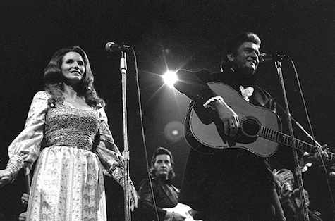 Because I don't have a photo of Conor Oberst and Corina singing at O'Leaver's, here's a photo of Johnny Cash and June Carter Cash.