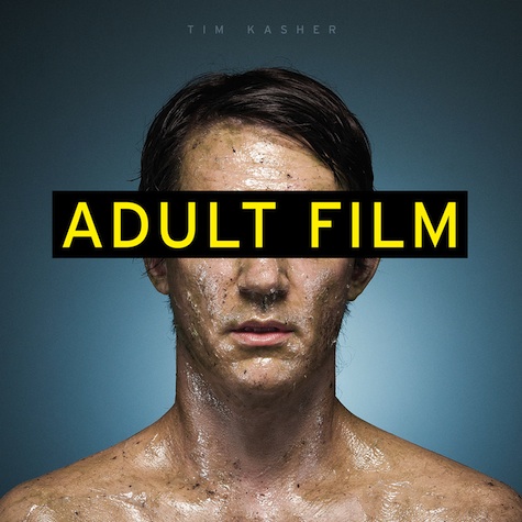 Sticky album art for Tim Kasher's new album, Adult Film (2013, Saddle Creek).