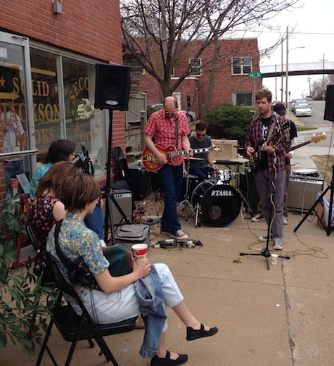 The Lupines playing at Almost Music's  Record Store Day show April 19, 2014.