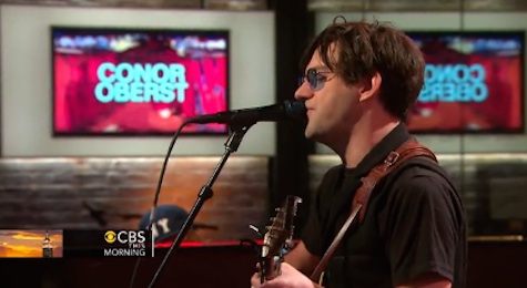 Conor Oberst on CBS This Morning last weekend.
