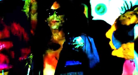 A screen capture from Of Montreal's video for "Fugitive Air," the first single off their latest album.