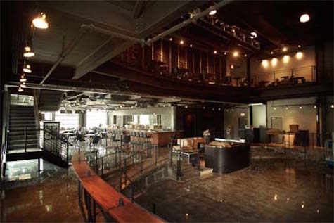 The interior of The Slowdown, photo taken waaay back in 2007 when the club opened.
