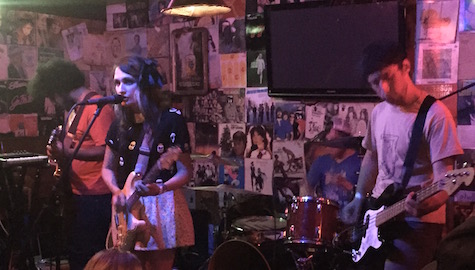 Speedy Ortiz at the unofficial Maha afterparty at O'Leaver's, 8/15/15, one of the year's best performances.