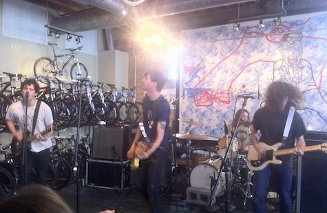 The Men at Mellow Johnny’s Bike Shop, SXSW, March 16, 2012.
