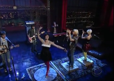 #TBT: Tilly and the Wall on Late Night with David Letterman, Oct. 28, 2006.