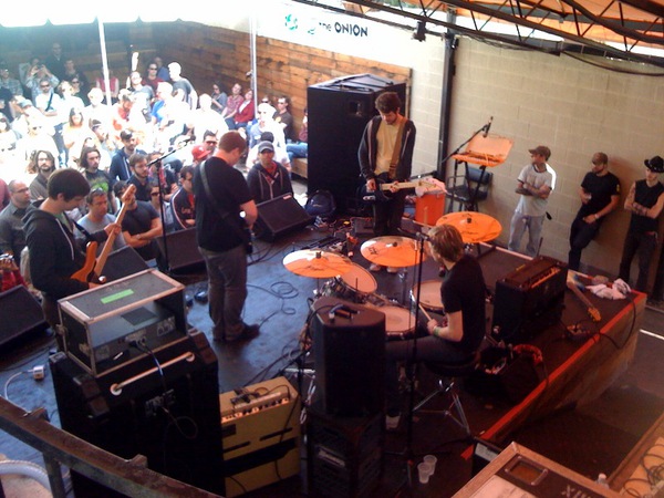 We Were Promises Jetpacks at Mohawk Patio, SXSW, March 19, 2010.